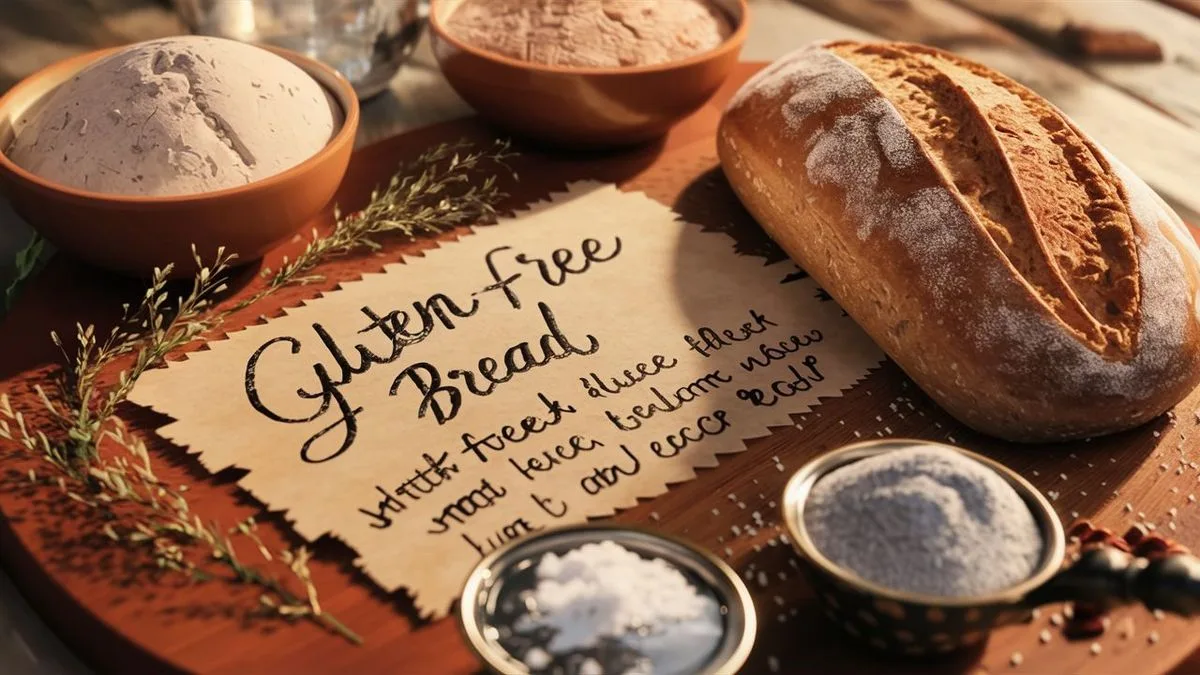 Élesztő nélküli gluténmentes kenyér recept